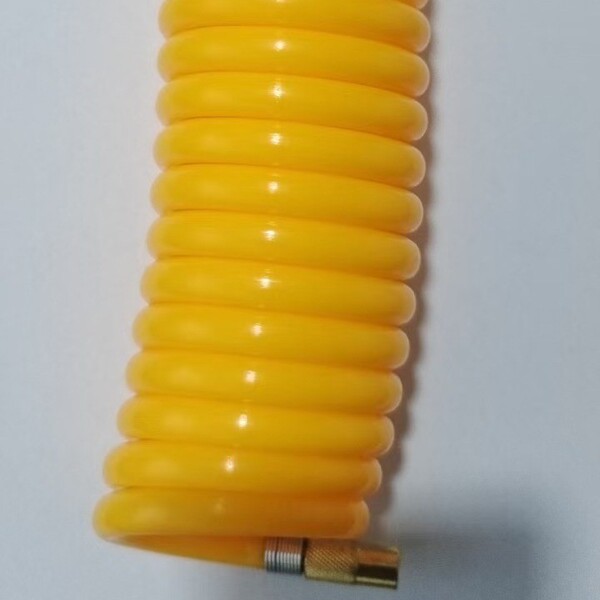 Yellow telescopic air pump