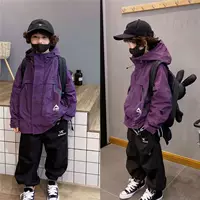 Водонепроницаемая куртка для мальчиков Новая осень 2024 Zhongchi Chuchong Chuo Qiu Wild Kids куртка