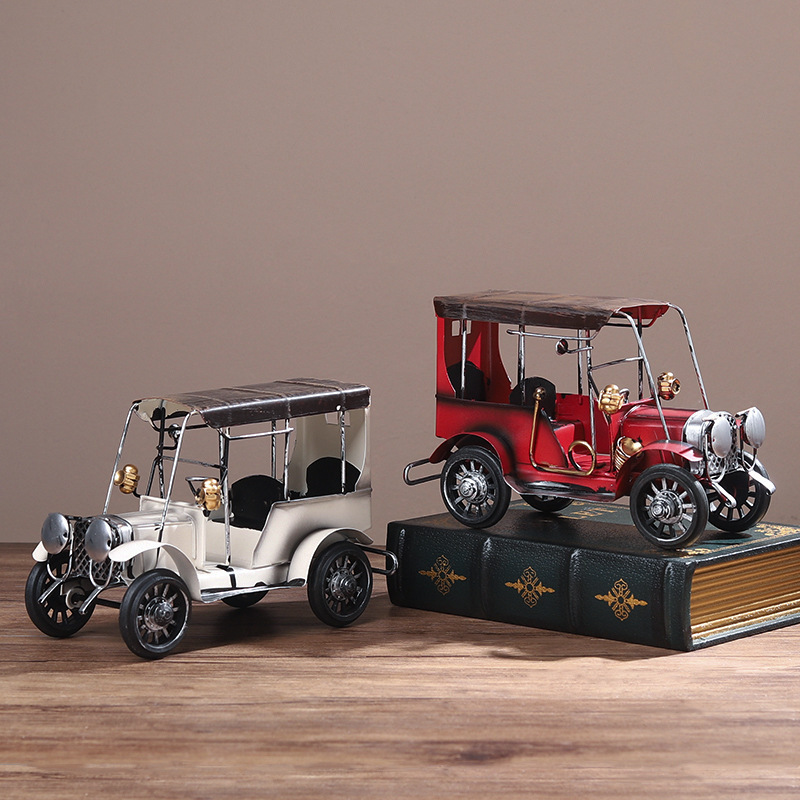 Nostalgic Classic Car Model Creative Desktop Ornaments Living Room Wine Cabinet Bookshelf Bookcase Home Decoration Iron Art Nostalgic Classic Car Model Creative Desktop Ornaments Living Room Wine Cabinet Bookshelf Bookcase Home Decoration Iron Art