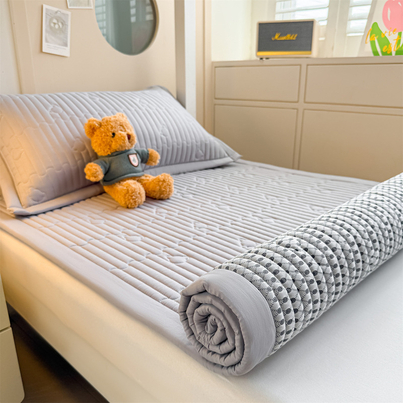 Wholesale Student Dormitory Bunk Bed Washable Cotton Padded Thin Mattress Home Use Simmons Mattress Protector Mattress Pad