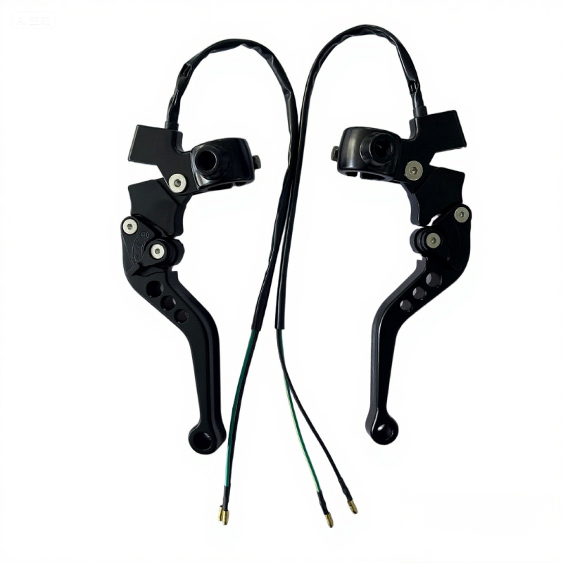 Motorcycle Zj125 Dual Drum Brake Horn Assembly Brake Power-Off Handle Cnc Handlebar Extension Cross-Border