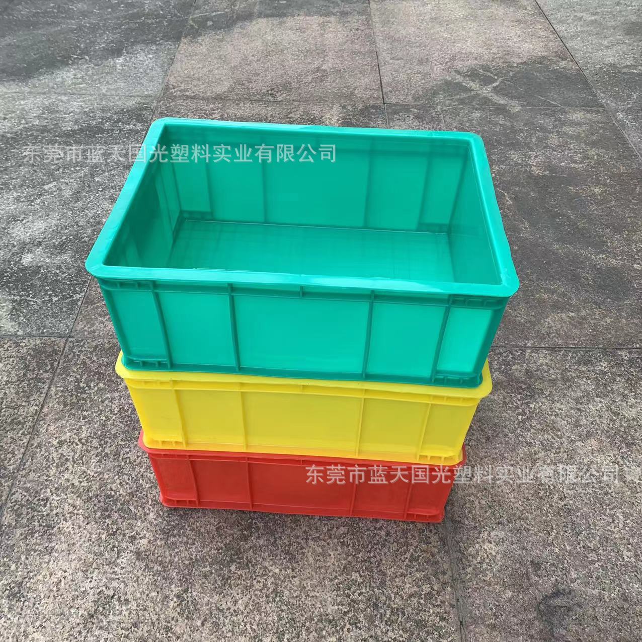 全新耐磨塑胶箱受重强塑料五金周转箱 4#塑料箱子 现货批发直销