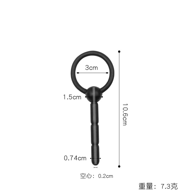 Silicone Male Urethral Plug, Beginner-Friendly Manual Sound Rod — detail image 11