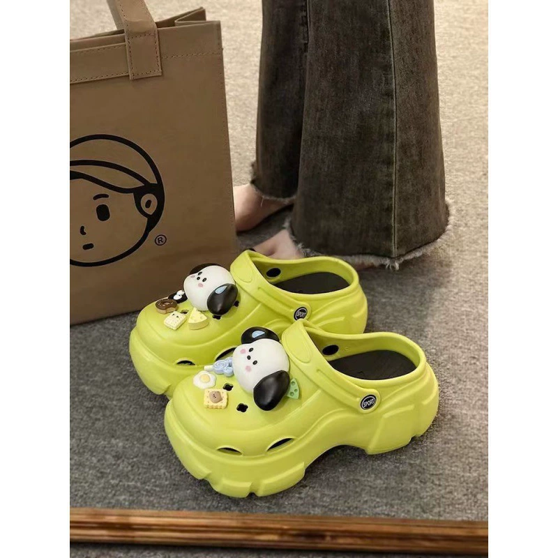 Cartoon Platform Clogs — Non-Slip Deodorized Summer Slides, Sizes 36–41