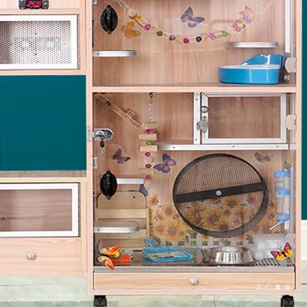 Клетка Тоторо из массива дерева, шкаф-клетка Тоторо №, вилла Тоторо с кондиционером, ледяное гнездо, клетка для свиданий