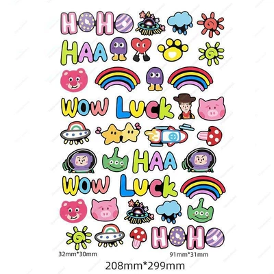 Body sticker — Sticker Cartoon Wheel Hub