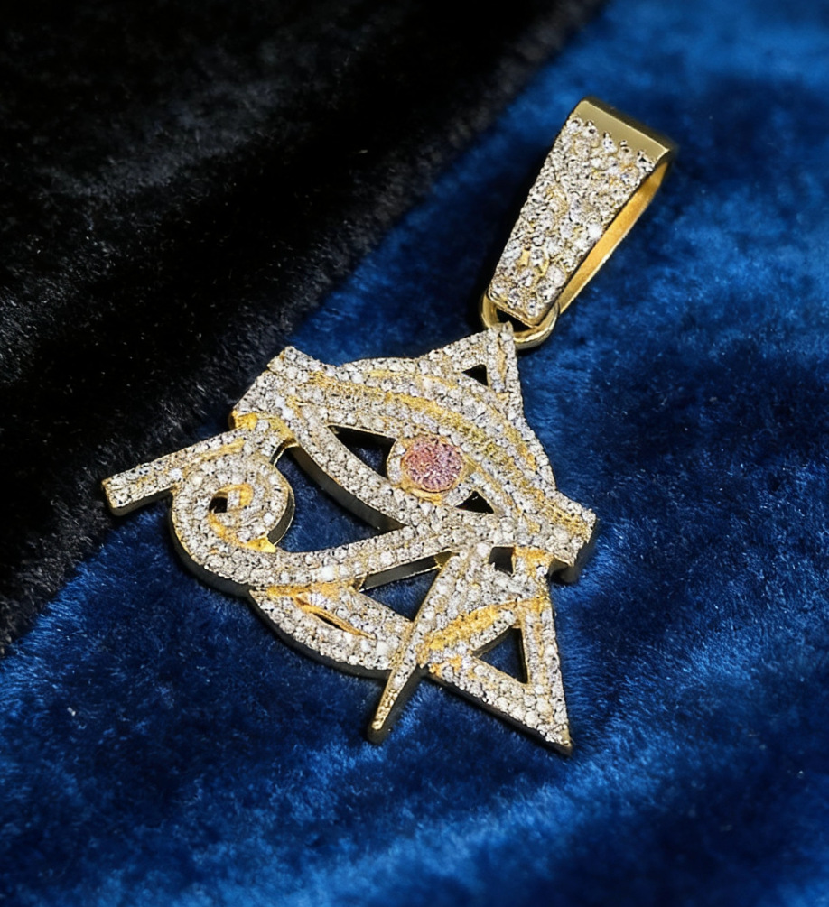 Collar de colgante triangular de diamante completo, estilo hip-hop europeo y americano, conjunto de cadenas cubanas, accesorios callejeros de moda para hombres y mujeres.