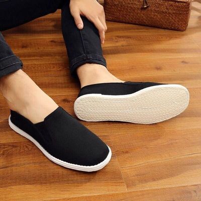 leisure time Cloth shoes Old Beijing man non-slip wear-resisting Deodorant Cotton work ventilation drive a car Men's Shoes Independent