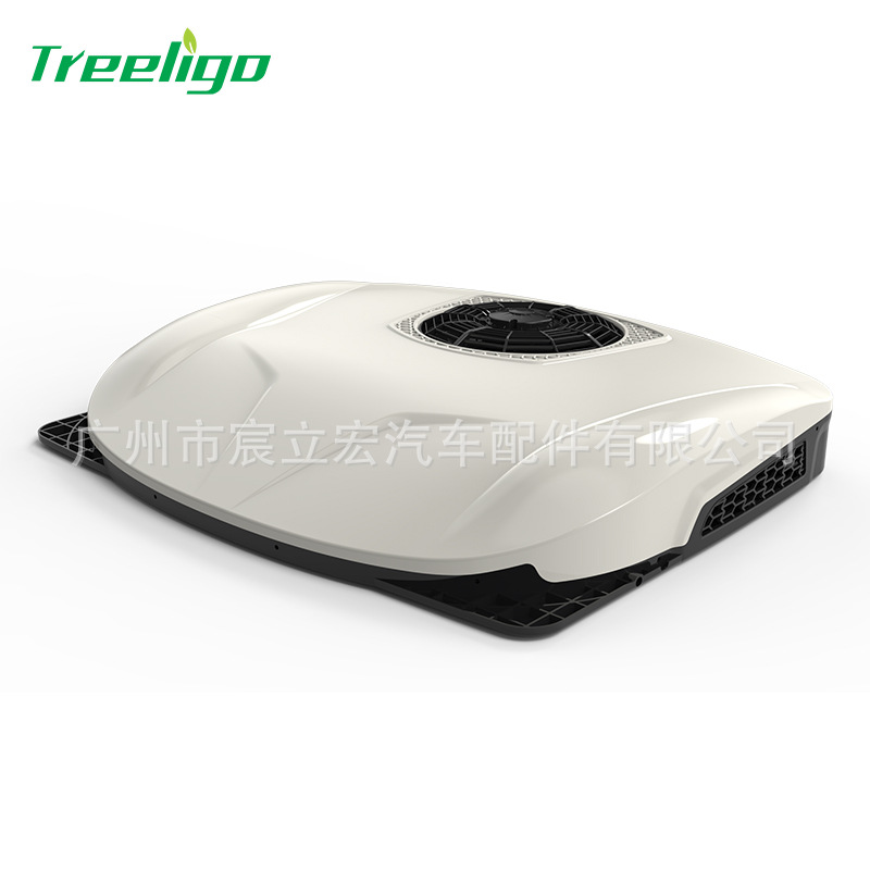 Comercio exterior al por mayor Treeligo ultrafino coche aire acondicionado 12v24v camión RV estacionamiento eléctrico aire acondicionado todo en uno
