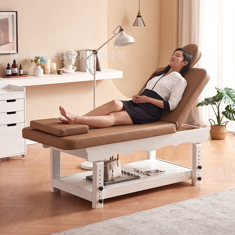 Cama de terapia, cama de masaje para salón de belleza con orificio, cama de masaje, cama de spa, cama de belleza especial para salón de belleza, cama de belleza plegable