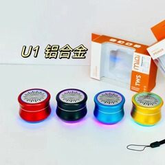 2023ポータブルbluetoothスピーカー無線クリエイティブ小型鋼砲ledライト小型スピーカー屋外アルミ合金小型スピーカー