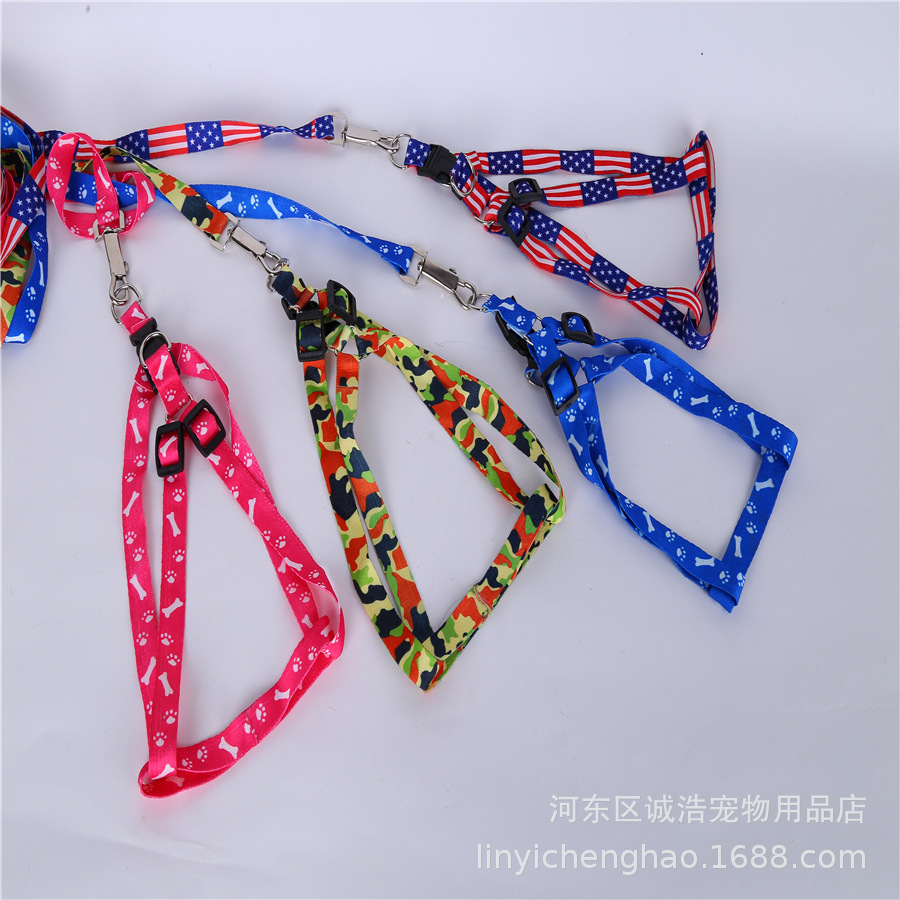 多色印花布绳