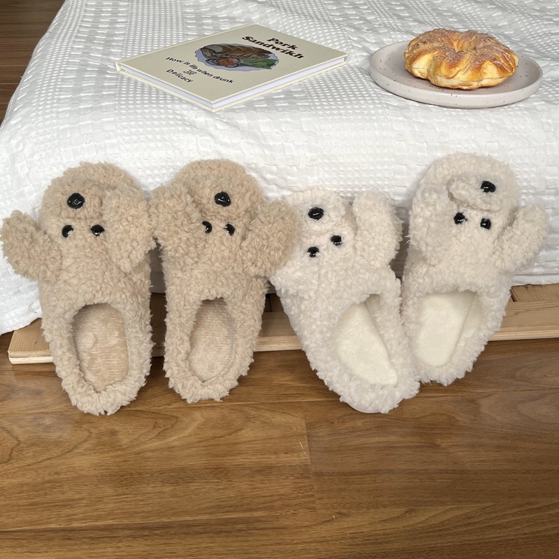 Pantofole lavabili in lavatrice leggere e comode per la camera da letto autunnale regolabili in peluche unisex con punta chiusa_voghion.com