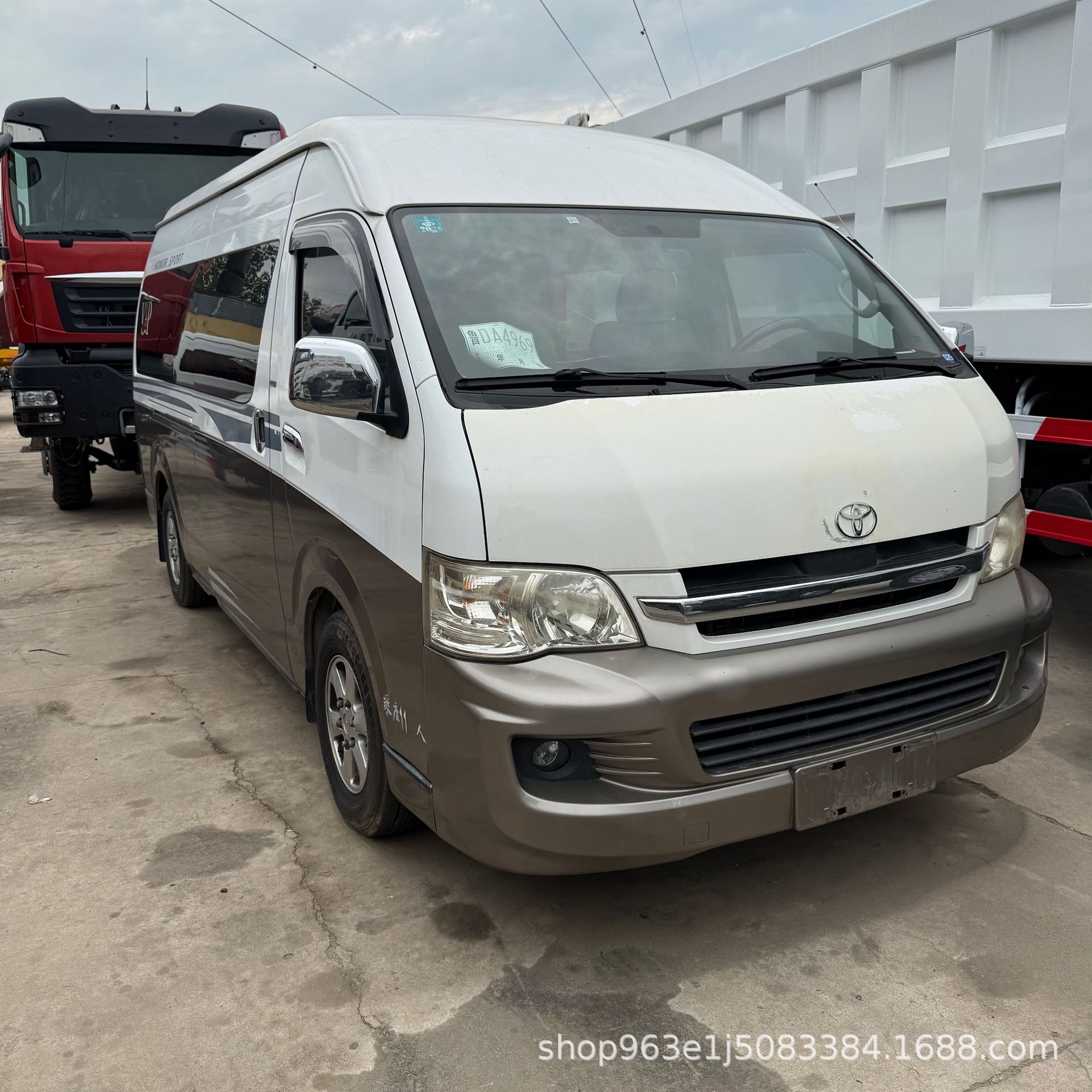 出口非州二手丰田海狮HIACE 14-17座小型客运车 可加座位商务用车