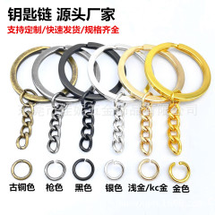 元メーカーの現物金色/黒色/銀色のキーホルダー