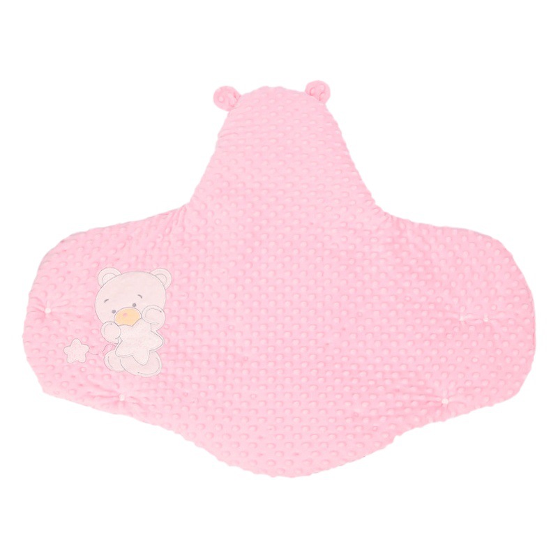 Saco de dormir para bebés anti-shock Sunnozy recién nacido Otoño e Invierno recién nacido anti-kick edredón con capucha swaddling sueño nido Bebé