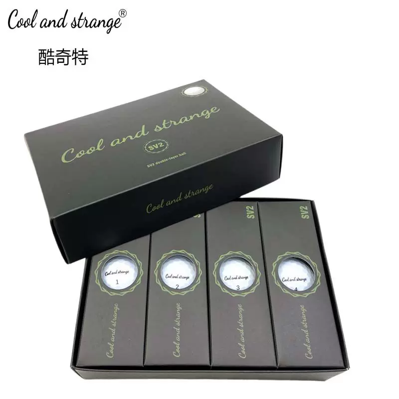 Cool and strange 高尔夫二层比赛球沙林双层球下场比赛球12个装