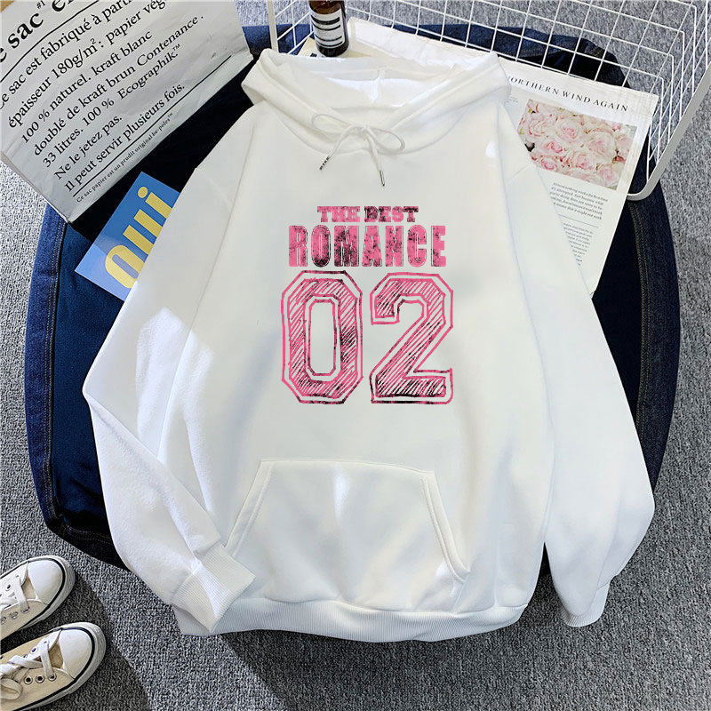 Cross-border 2024 New Autumn and Winter Printed Hooded plus size Loose All-match Sweatshirt fleece-lined High-end Jacket Top