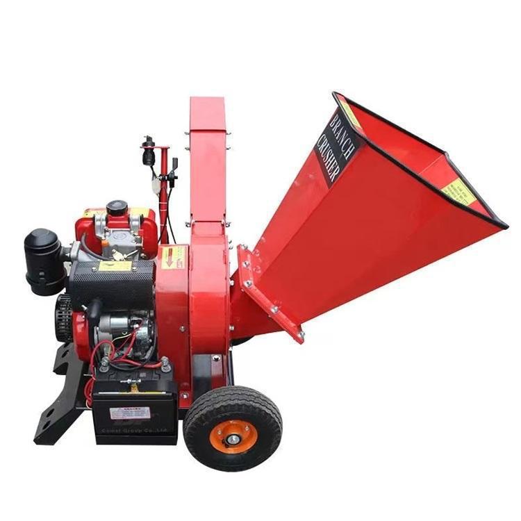 6 fruta de melocotón jujube vid trituradora 10 cm cortadora de madera trituradora de ramas móviles