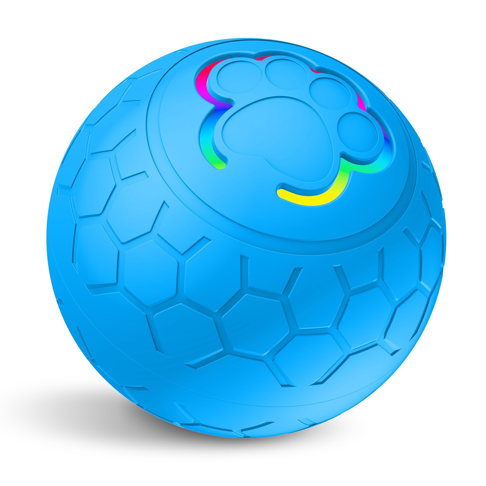 Juguete eléctrico para gatos: juguete interactivo con bola rodante inteligente para gatos y perros - Bola rebotadora luminosa