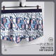 MiiOW/Catman Ice Silk Underwear Men's Boxer Antimicrobial Men's Underwear Comfortable Breathable Fashion Printed Four-Corner Underwear