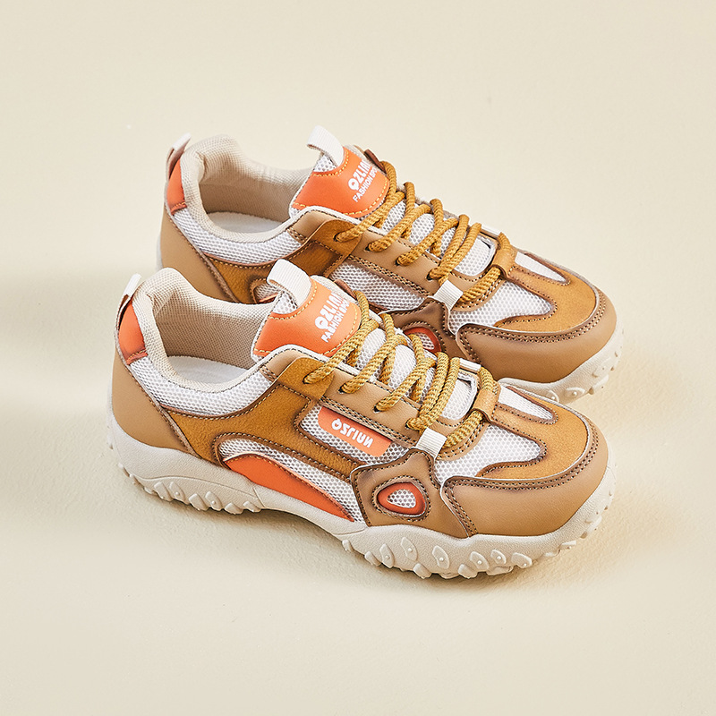 Tenis Chunky para Mujer L0801 Material PU Suela de Caucho Aumento de Altura para Uso Diario