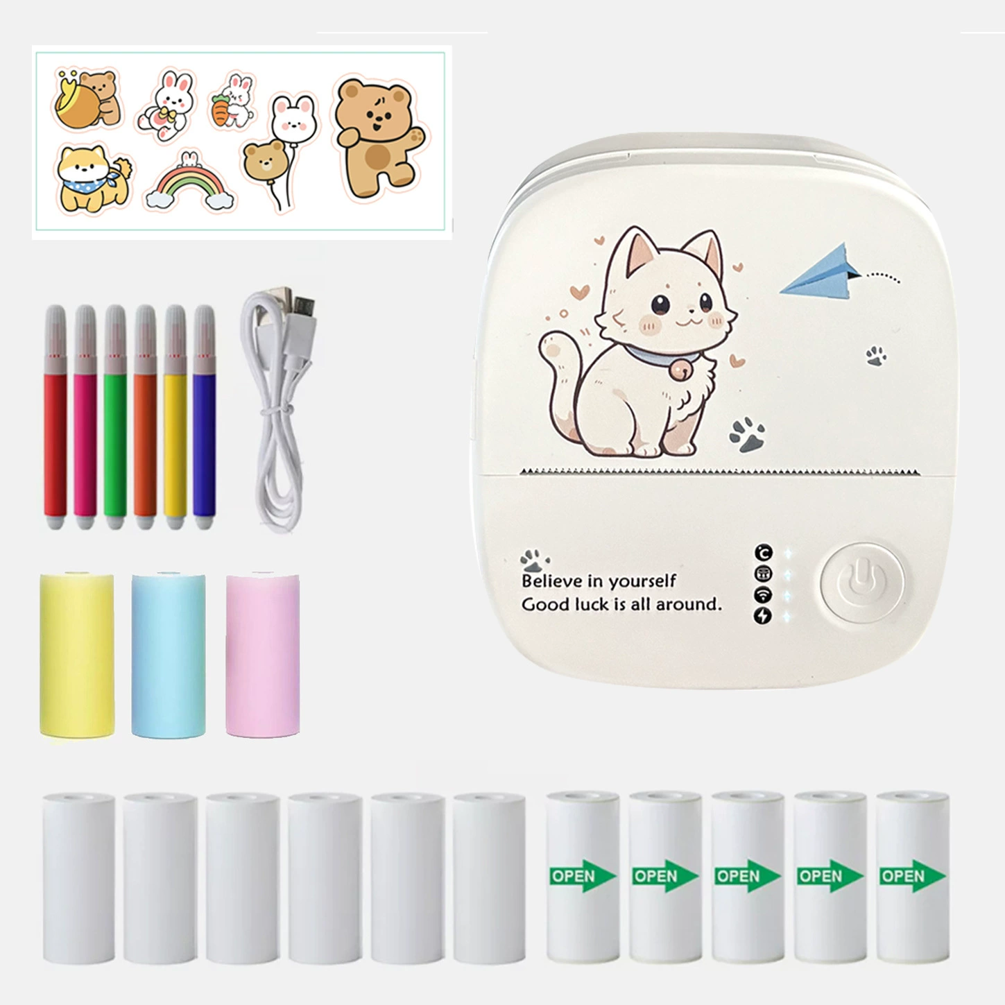 Small pocket photo for students, handheld printer, bluetooth
