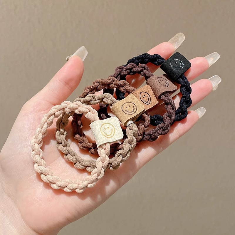 Cuerda para el cabello de dibujos animados, alta elasticidad y durabilidad, banda elástica para atar la cabeza, bola para mujer, lazo para el cabello, cuerda para la cabeza, nueva funda de cuero, accesorios para el cabello, todo fósforo