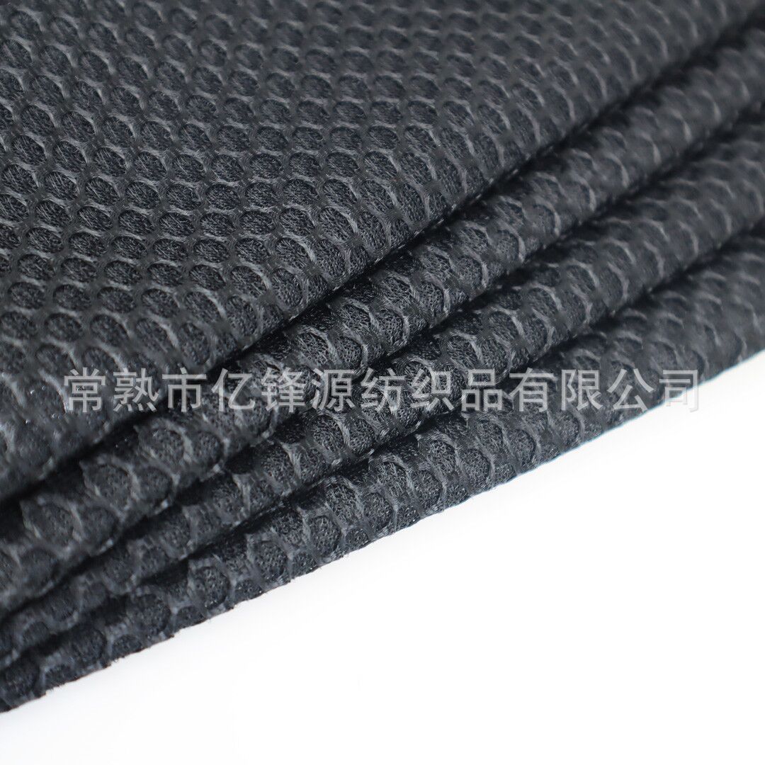 厂家销售100%涤纶三明治网布 床垫靠枕等用针织面料  量大优惠
