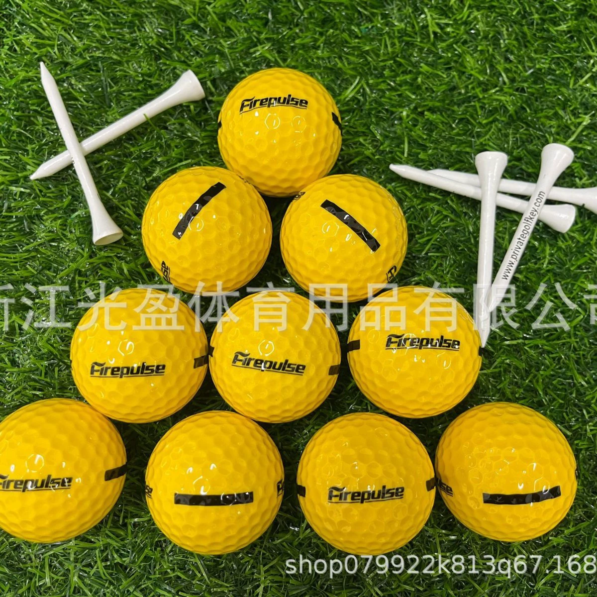 Golf single layer ball yellow single layer practice ball super durable white golf ball for driving range