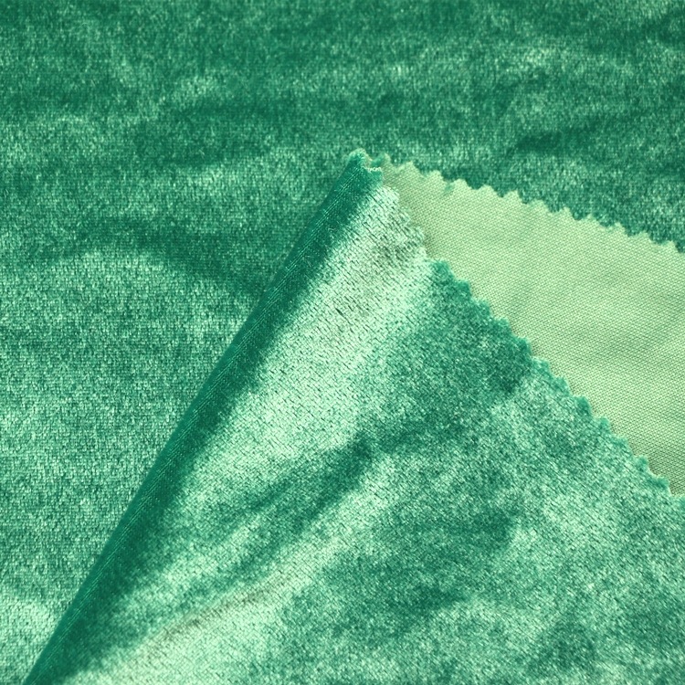 再生涤GRS金丝绒针织环保再生涤TC证仿棉天鹅绒电子密丝绒布面料