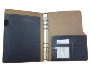 Manufacturers Supply Leather Notebook Cover Leather, 6-hole Clip PU Leather Notepad