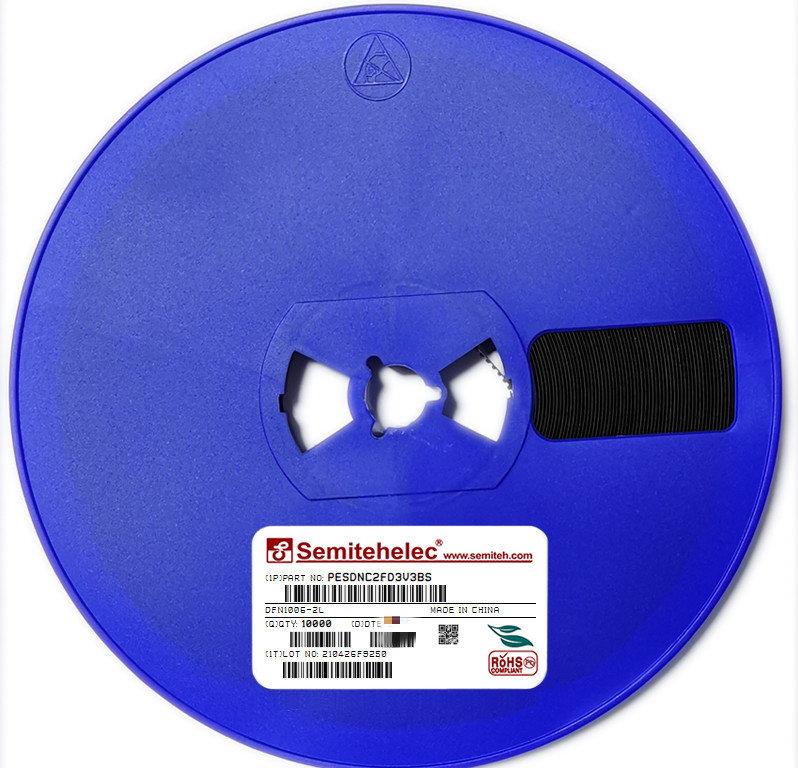 PESDNC2FD3V3BS ESD/TVS保护管 DFN1006-2L SEMITEH 全新原装正品
