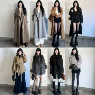 秋冬季新款韩版中长款羽绒服棉服上衣大衣外套女品牌撤柜女装尾货