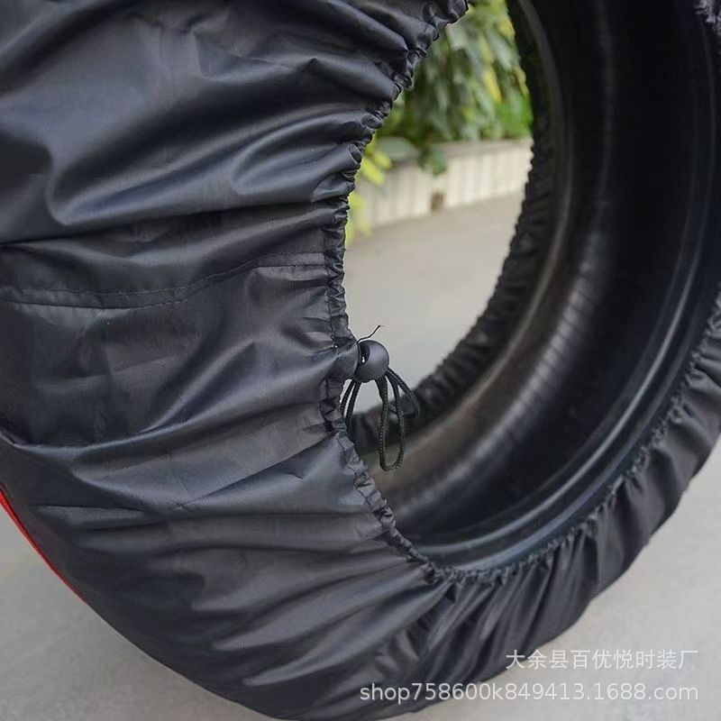 Factory Direct Sales 210D Oxford Cloth Adjustable Car Tire Cover Snow Tire Bag Spare Tire Cover Sun Protection Dust Cover