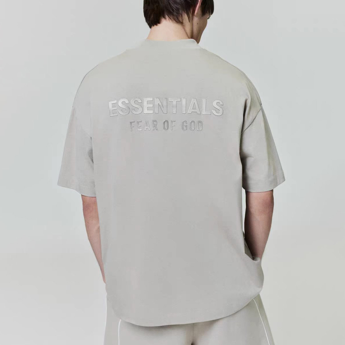 ESSENTIALS, nueva marca de moda americana, camiseta informal holgada de manga corta para verano, ropa versátil para hombre