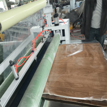 水性漆木皮保护膜贴膜机 烤漆板门板覆膜机 自动断膜切断