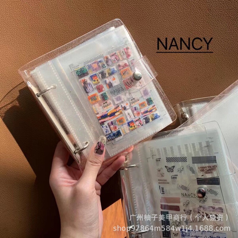 Sticker companion page-turning storage book nail display board dustproof and convenient multi-purpose nail art tool