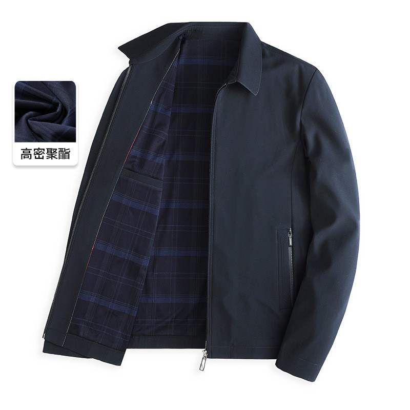 Middle-Aged and Elderly Dad's Spring & Fall Outwears, Business Casual Men's Tops, Solid Color Lapel Executive Jackets, Men's Grandpa Outfits Middle-Aged and Elderly Dad's Spring & Fall Outwears, Business Casual Men's Tops, Solid Color Lapel Executive Jackets, Men's Grandpa Outfits