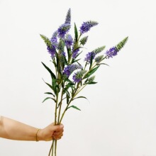 含阳 仿真花薰衣草鲁冰花鼠尾草塑料假花 花艺设计家插花配材