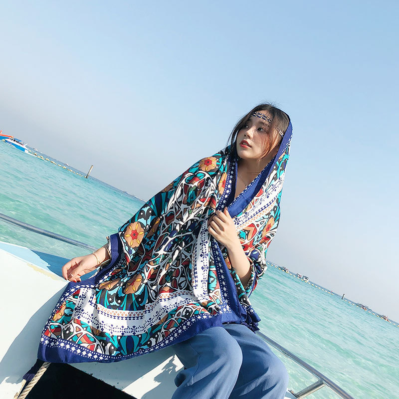 女性用ショールアウター 2025 新しいマント砂漠旅行の必需品エスニックスタイル新疆チベット砂漠旅行|undefined