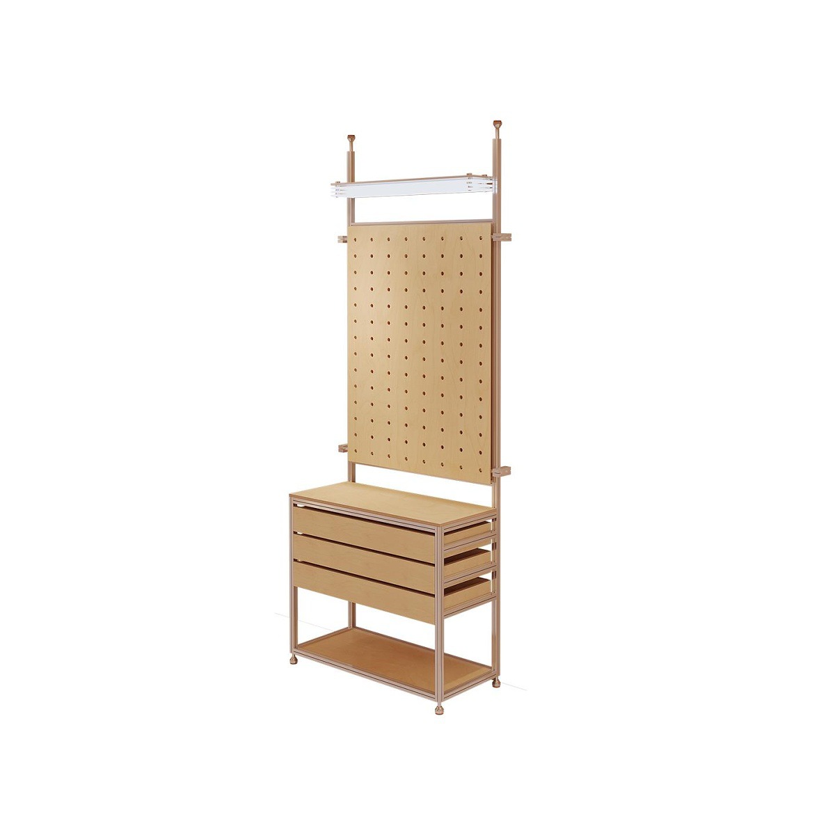 3개의 층 서랍 80*45*250cm
