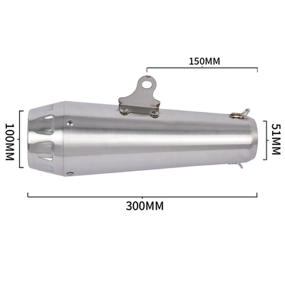 for Motorcycles Kawasaki Zx4R: Exhaust pipe
