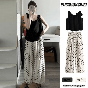 Pregnant Women's Pants Women's Summer Pregnant Lazy Style Pants Cropped Pants Without Abdominal Pants Pregnant Women's Wave Point Yamamoto Pants