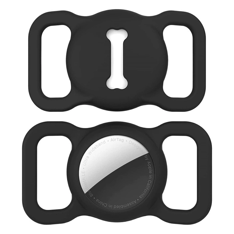 Подходит для защитного чехла Apple Airtag, ошейник для домашних животных, трекер, защитный чехол с защитой от потери, силиконовый чехол с защитой от потери костей