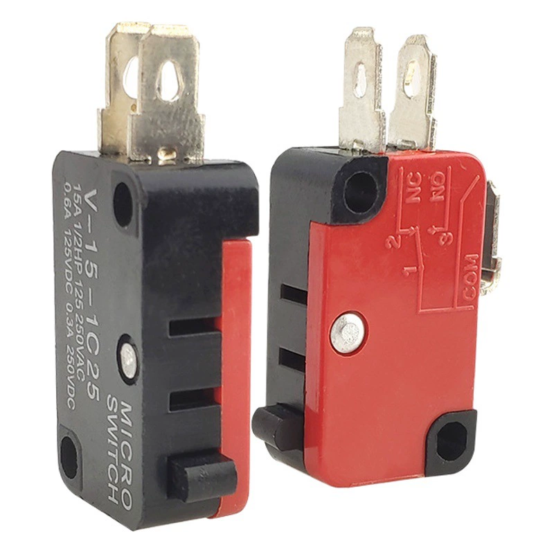 Микро-переключатель V-15 ролик с длинной ручкой серии без ручки V-15-1C25 концевой Переключатель хода микро