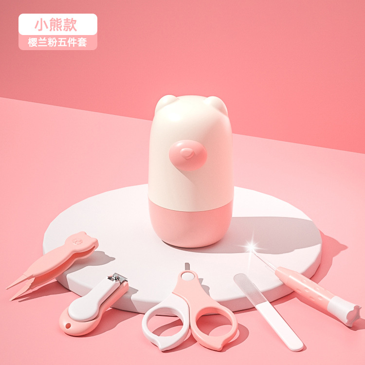 [upgraded bear style] sakura orchid powder/five-piece set