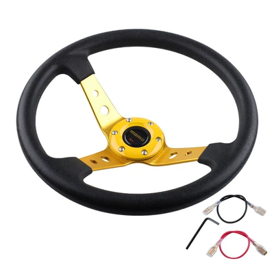 14inch Car Modification Momo: Sükan sisteminin digər hissələri - yellow