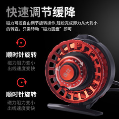 Komeilong Micro Lead Magnetic Slow Drop Raft Fishing Reel Raft Rod Ice Fishing Front Spin Bridge Fishing Wheel Heavy Lead Slow Drop Raft Reel