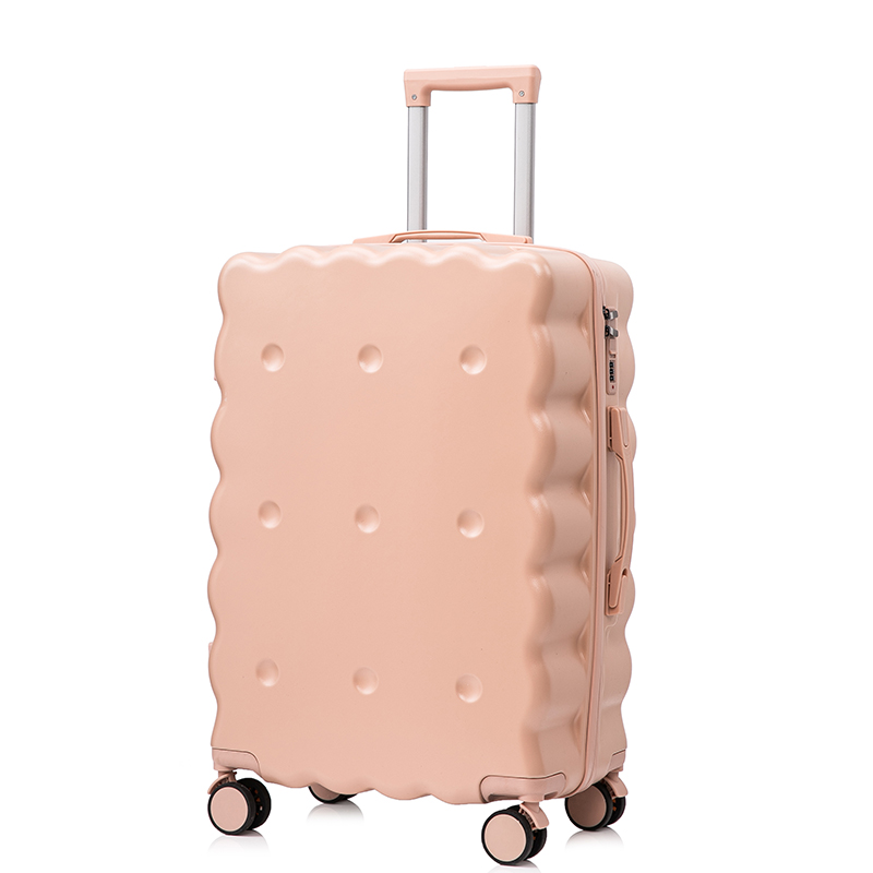 젊고 순수한 여성스러운 핑크 다기능 두꺼운 여행 가방
